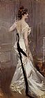 Giovanni Boldini The Black Sash painting